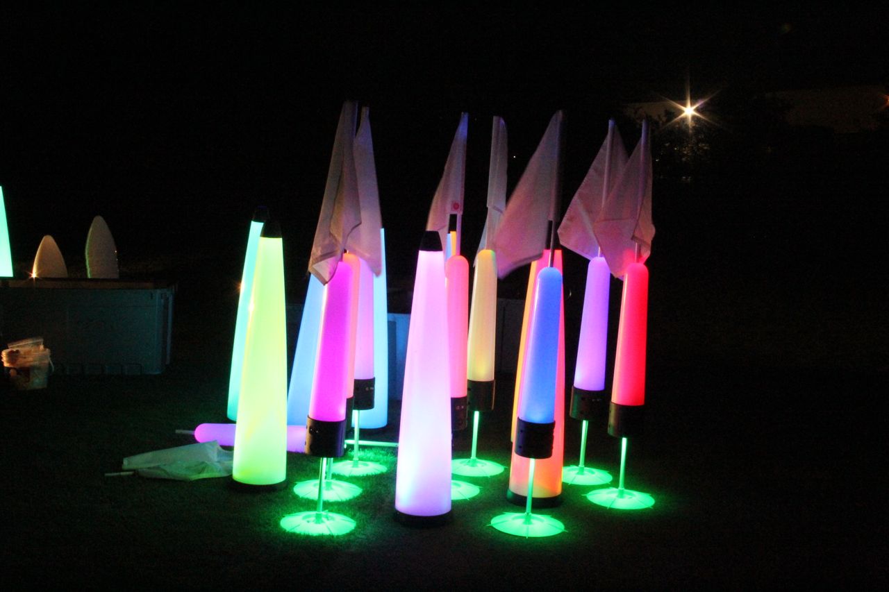glow lights for night golf