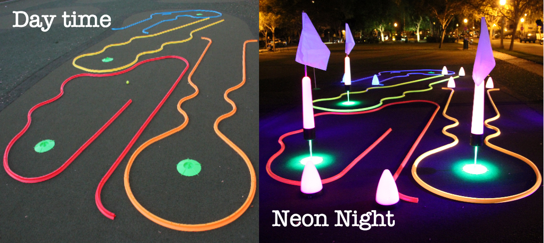 night golf putting front page image